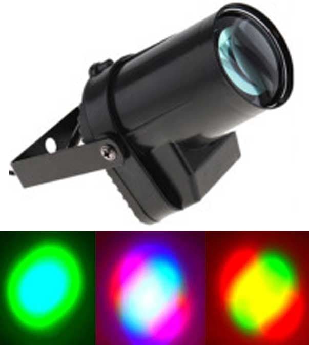 ��������� ��� ����������� ���� RGBW PIN SPOT 10 ��